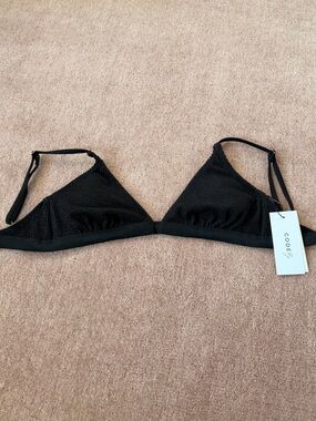 Code B Black Triangle Bikini Top Small